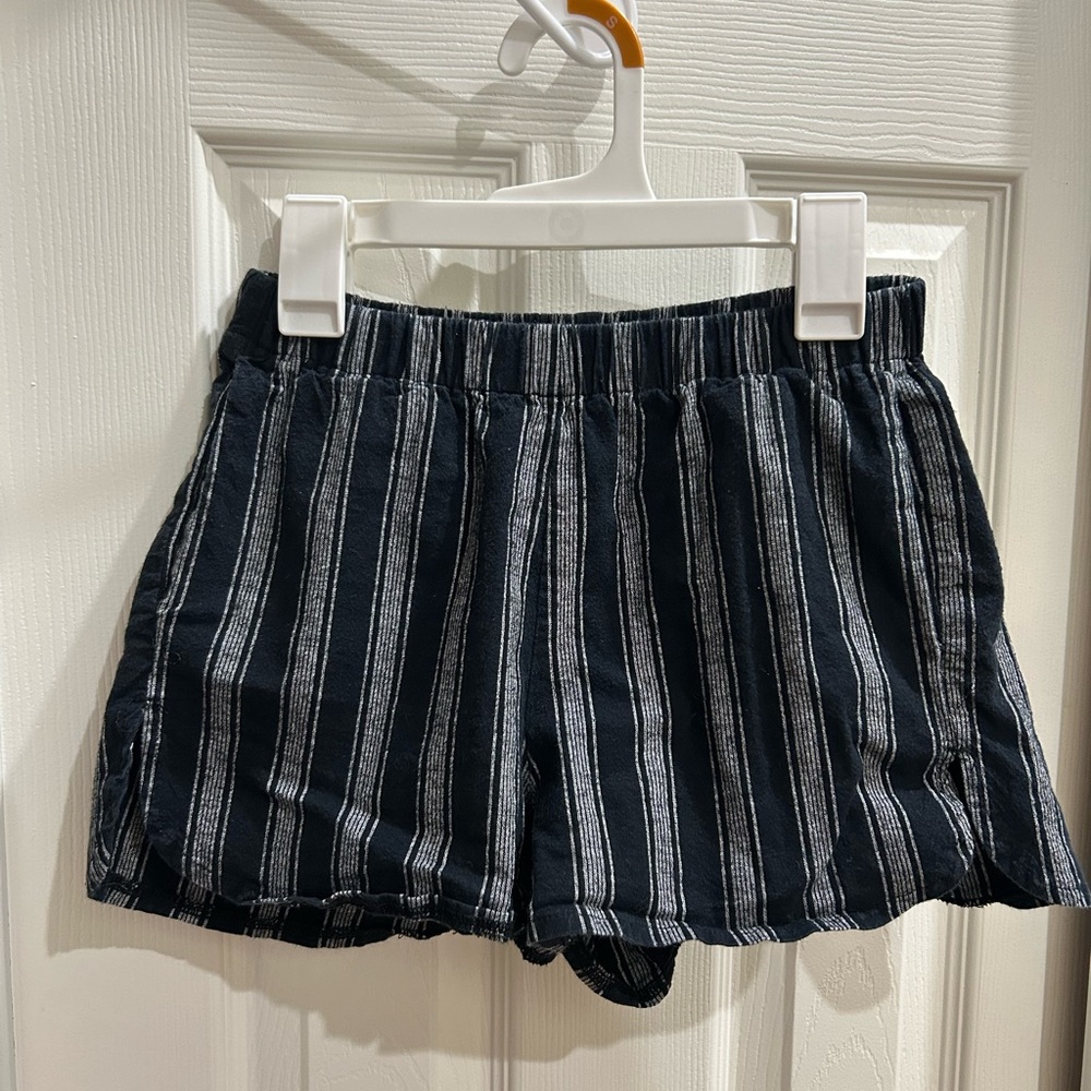 Brandy Melville Striped Black and White Shorts